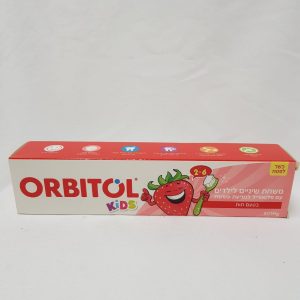 משחת שיניים אורביטול ילדים בטעם תות