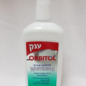 מי פה אורביטול ענק להלבנת שיניים