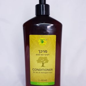 מרכך ללא מלחים לשיער יבש ופגום מועשר בשמן זית