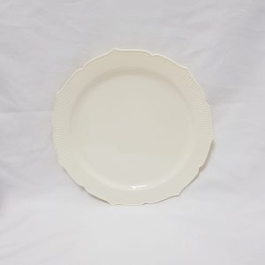צלחת קטנה 7'' מהודרת קשיחה- צבע שמנת