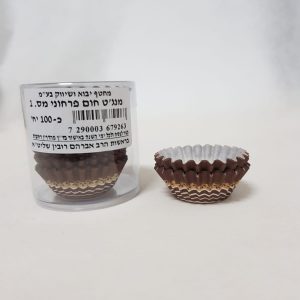 מנג׳ט חום פרחוני מס׳ 1