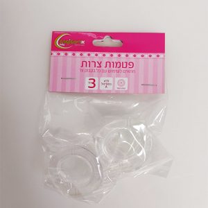 פטמות צרות צורת החור עיגול