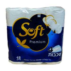 נייר טואלט סנו סופט פרימיום 4 שכבות